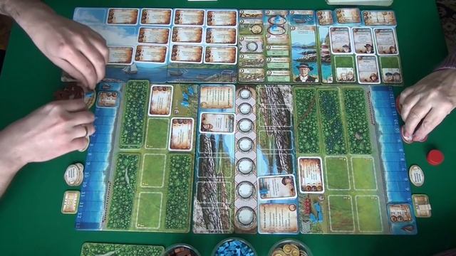 Нусфьорд - играем в настольную игру. смотреть онлайн