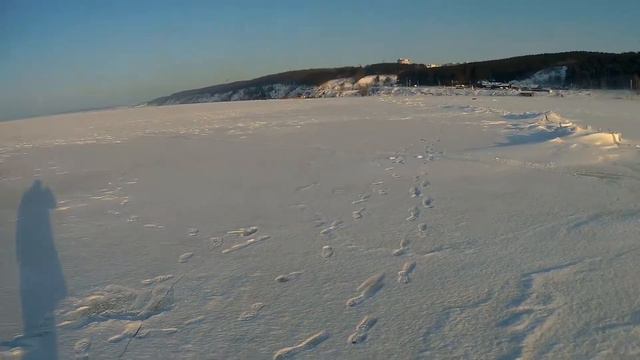 Прогулка по зимней Волге попытка №1 смотреть онлайн