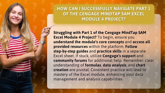 How Can I Successfully Navigate Part 1 of the Cengage MindTap SAM Excel Module 4 Project? смотреть онлайн