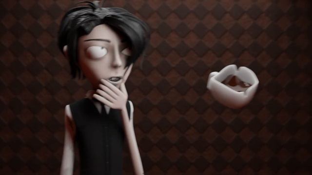 Coffee by Jack Stauber - Tim Burton inspired short [blender 3d animation short] смотреть онлайн