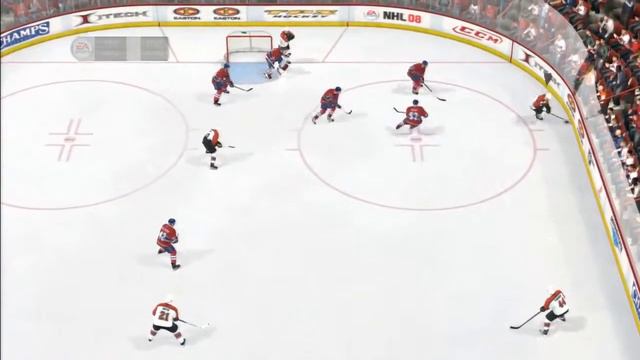 NHL 08 - Philadelphia vs. Montreal - Superstar Difficulty - PS3 смотреть онлайн