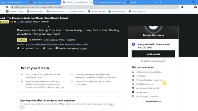 Best Courses For React js 2022 смотреть онлайн