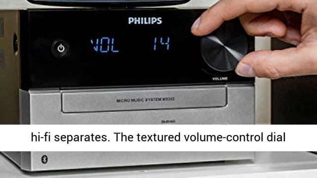 Philips Bluetooth Stereo System for Home with CD Player, MP3, USB, Audio in, FM Radio, Bass Reflex смотреть онлайн