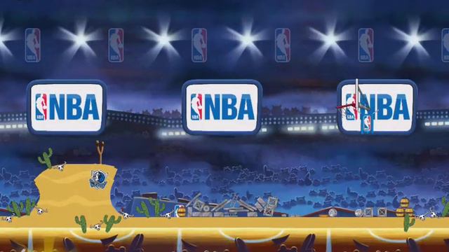 Angry Birds Seasons Ham Dunk Level 2-1 Mighty Basketball Walkthrough смотреть онлайн