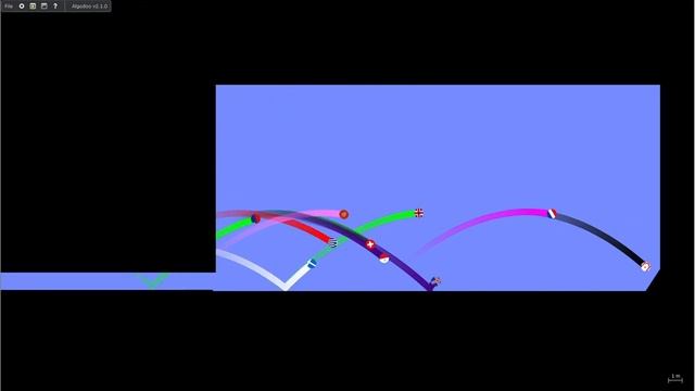 Dont Fall Behind | Europe | Marble Race | Algodoo смотреть онлайн