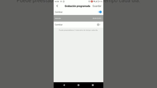 App Care Cam Pro Configuración