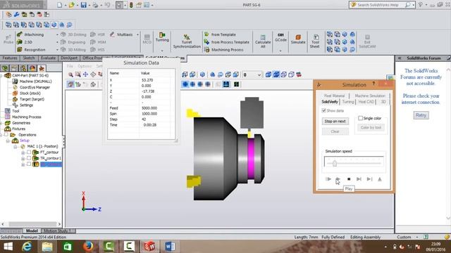 Tutorial CAM Turning Process on Solidcam-Study Group смотреть онлайн