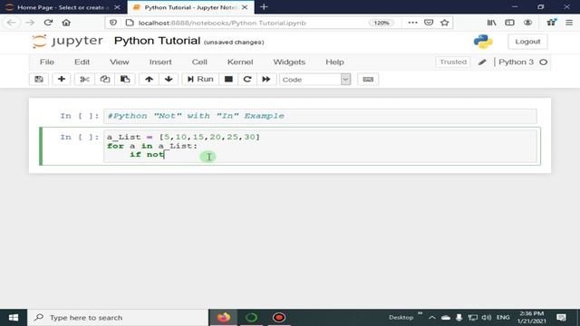 Use Of "Not" With "In" Operator | Python 4 You | Lecture 40 смотреть онлайн