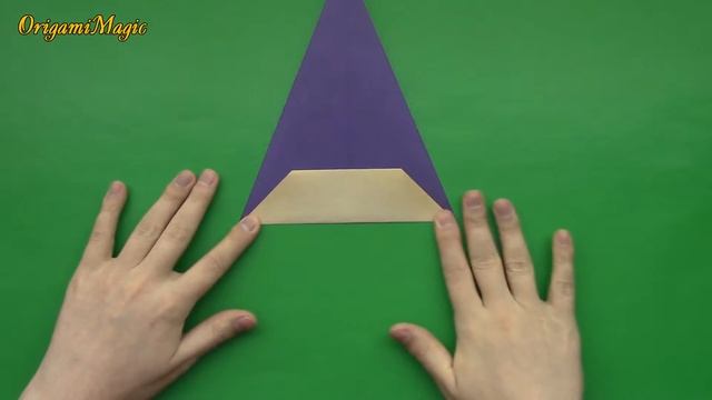 Как сделать Гномика из бумаги своими руками | Оригами для начинающих (без клея) смотреть онлайн
