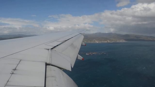 Singapore Airlines Boeing 777-200ER 9V-SQL Landing At Wellington International Airport SQ291 HD смотреть онлайн