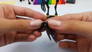 ЧЕРНИЛЬНЫЙ ДЕМОН БЕНДИ из игры Bendy and the Dark Revival - ЛЕПИМ ИЗ ПЛАСТИЛИНА | Видео от Лепка ОК