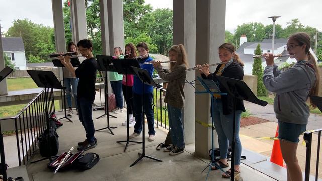 1st Flute Choir Rehearsal In Person after Covid! смотреть онлайн