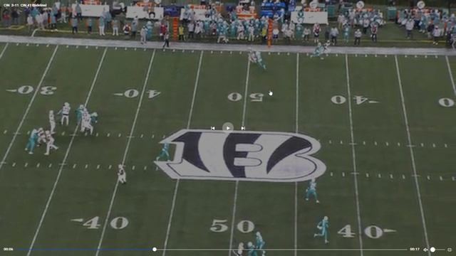 Dolphins defense vs the Bengals смотреть онлайн
