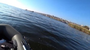 Лодочный электромотор, испытания.