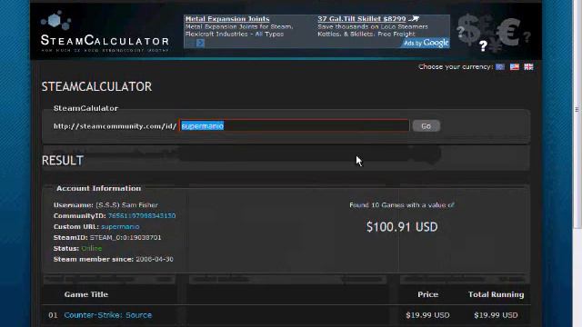 Find out how much your Steam account is worth смотреть онлайн
