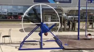 Стационарное гимнастическое колесо