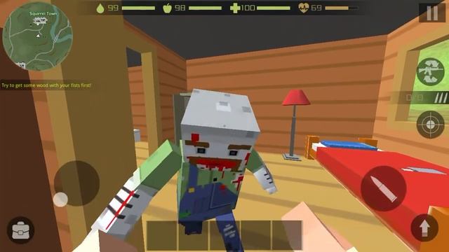 1серия выживания в игре Zombie Hunter pixel survival смотреть онлайн