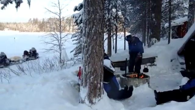Finland Yllas Frozen lake смотреть онлайн