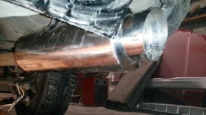 Звук прямотока с насадкой