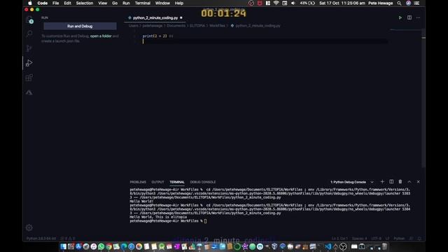Elitopia - Basic Math in Python - 2 minute coding ep8 смотреть онлайн
