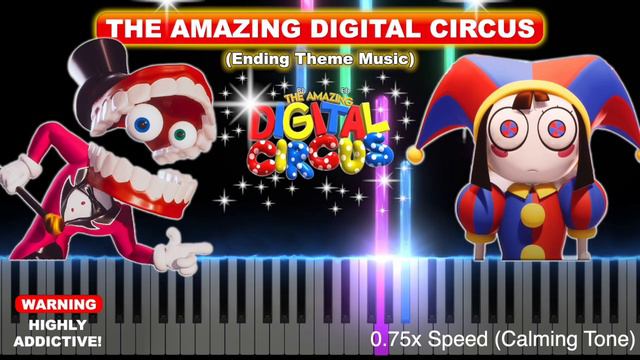🐢 Slowed & Relaxing【The Amazing Digital Circus】Extended: TADC Your New Home Ending Theme Song Piano смотреть онлайн