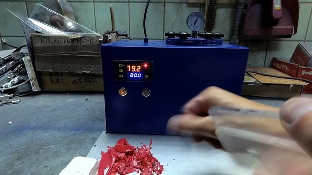 Восковой инжектор своими руками . Тест работы смотреть онлайн