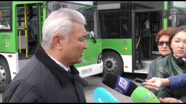 Новые пассажирские автобусы в Семее... смотреть онлайн