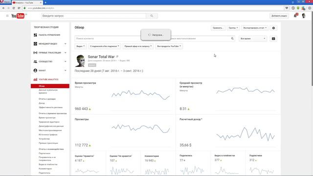 На канале Sonar Total War 7000 подписчиков!