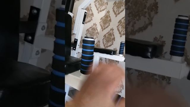 Обзор напольного турника 5 в1 со стойкой для приседа и жима а также со скамьей для жима смотреть онлайн