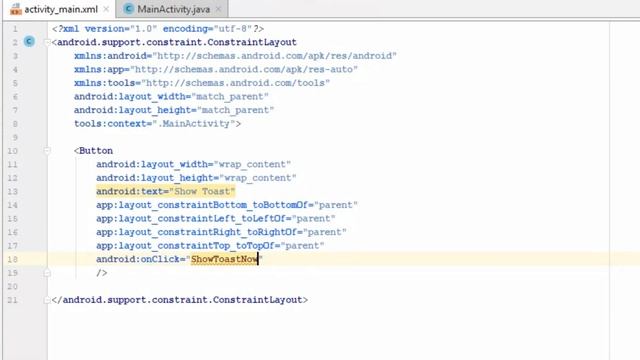 Create Toast in Android Studio| Android Tutorial смотреть онлайн