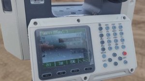 ошибка при засечке Тахеометр EFT ts1