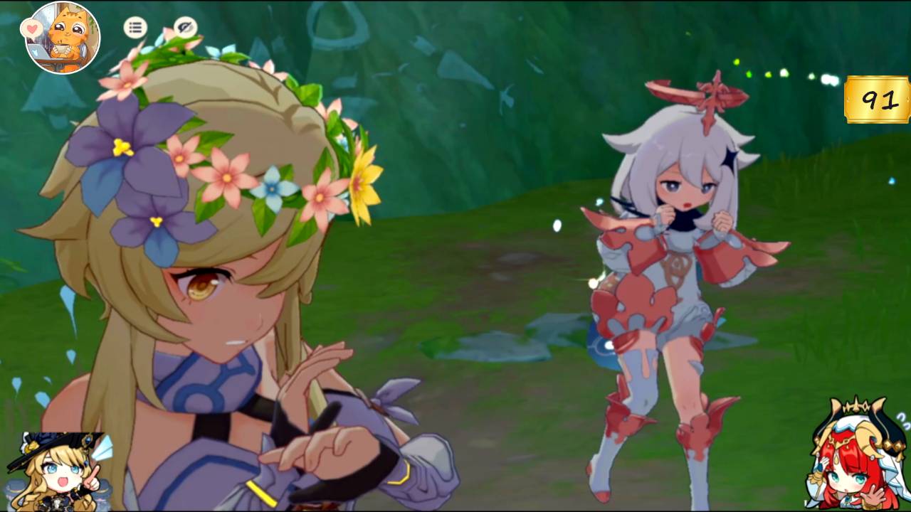 Геншин импакт: Паймонн и Люмин продолжают путешествовать в Сумеру и помогают аранарам