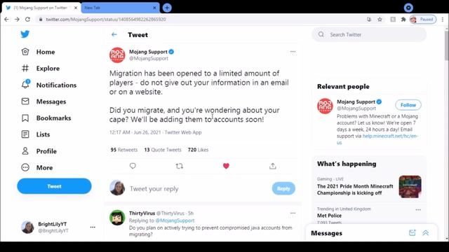 Minecraft Account Migration FAQ's! смотреть онлайн