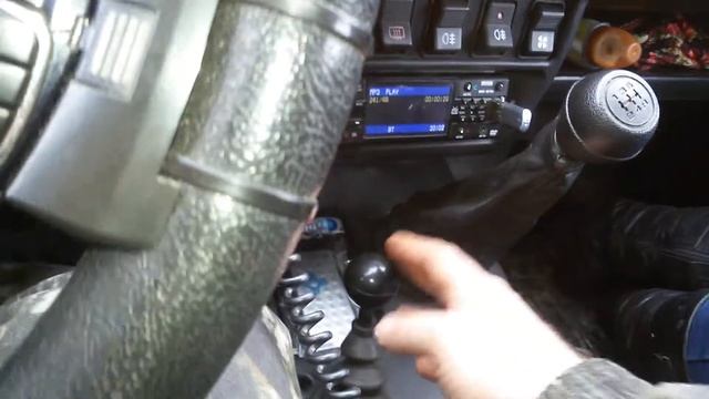 Разгон от 80 до100 км/ч с крышкой отключения переднего моста