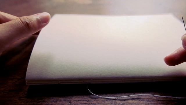 The Book Of Unsaid Things (Bookbinding Part 1) - Sewing The Text Block