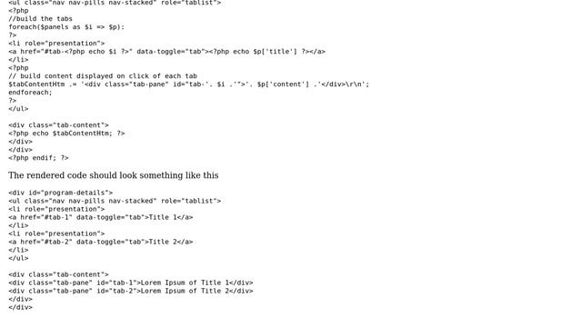 Print Bootstrap 3 Tabs Component using only one foreach Loop (3 Solutions!!) смотреть онлайн