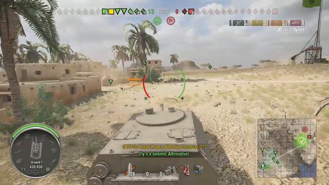 2 Arties / 10 Kills.    British FV207 Artillery, 1st Class