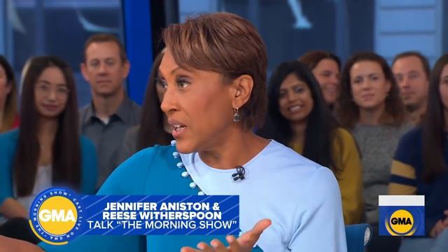 Jennifer Aniston And Reese Witherspoon Reunite For 'The Morning Show' L GMA