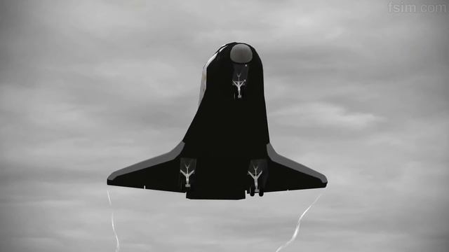 F-Sim Space Shuttle Landing simulator смотреть онлайн