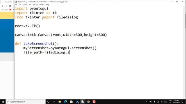 How to take Screenshot using Python | PyAutoGUI смотреть онлайн
