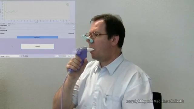 ЖЕЛ-тест - ndd video - SVC - Slow vital capacity test смотреть онлайн