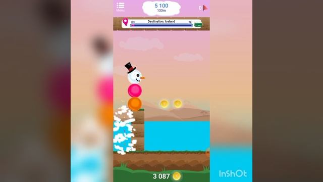 зимняя игра про снеговика #новогодние смотреть онлайн