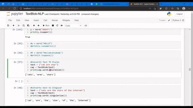 Capitalize || IsUpper || IsLower -TextBlob смотреть онлайн