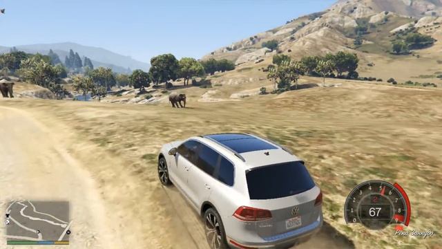 GTA 5 Volkswagen Touareg V10 TDI гта 5 авто машина Car #авто #car #gta5 #гта5