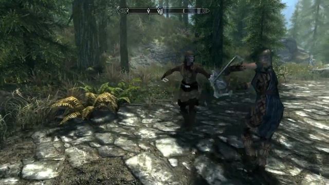 Skyrim *STORMCLOAK VS IMPERIAL* A.I Fight смотреть онлайн