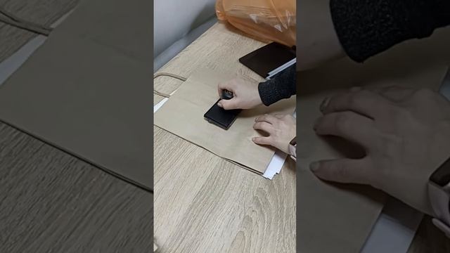 Брендирование крафт пакета. Фермерский островок. смотреть онлайн