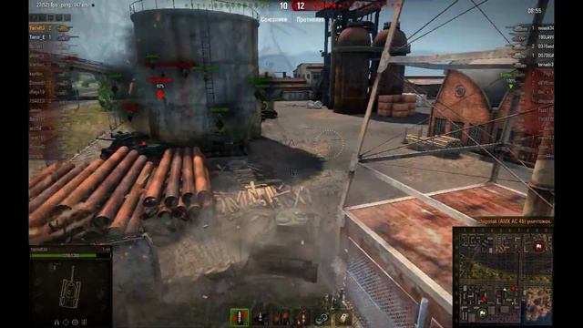 Т- 44 - Вызывающий ярость - 1vs5 - (WoT) [Монтаж] Full HD. смотреть онлайн