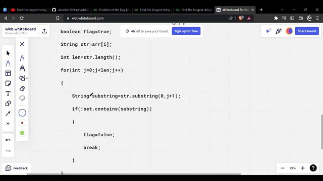 Find the Longest String | POTD | Java | Kannada Code 101 | GFG | POTD Today| Easy Solution | Kannad смотреть онлайн