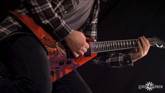 Dean V Dave Mustaine Electric Guitar, Peace Sells | Gear4music Demo смотреть онлайн
