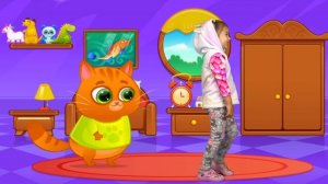 Арина и правила хорошего поведения вместе с котик Бубу | Арина и Bubbu играют в игре